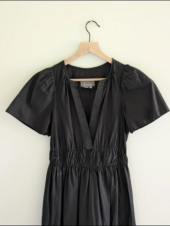 By Anthropologie The Somerset Maxi Dress Black Small - Picture 3 of 7
